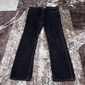 Carbon 2 Cobalt Jeans Men's Black 35x33 Straight 5 Pocket Denim Casual